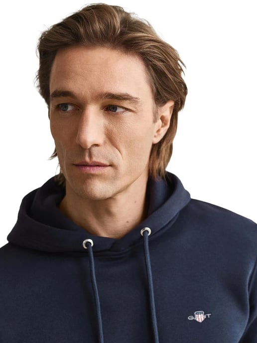 Gant | Mens Regular Fit Shield Hoodie - Image 3