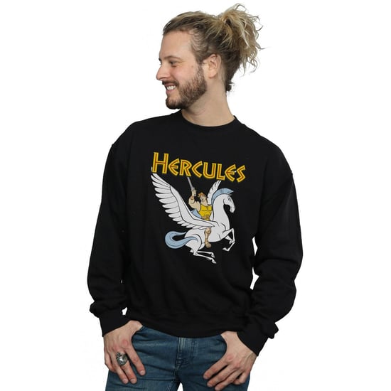 Disney Mens Hercules With Pegasus Sweatshirt (Black) - Image 2