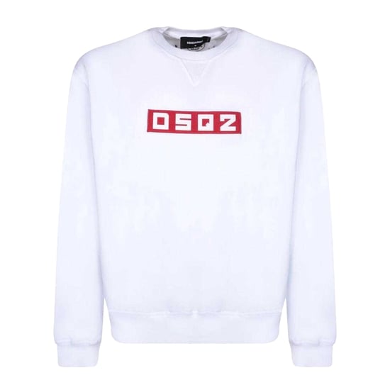 DSquared2 Uniseks Sweatshirt met bloklogo voor volwassenen (Wit) - Image 1