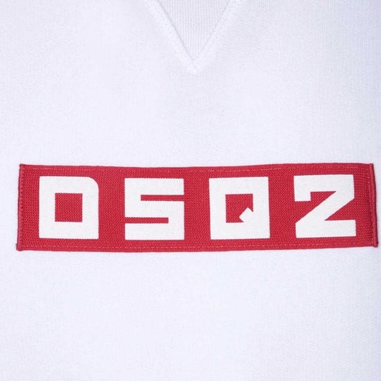 DSquared2 Uniseks Sweatshirt met bloklogo voor volwassenen (Wit) - Image 3