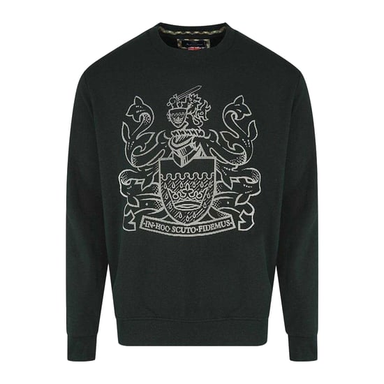 Aquascutum Heren Aldis Pixel Logo Sweatshirt (Zwart) - Image 1