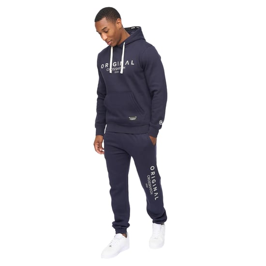 Crosshatch Heren Jamals Joggingbroek (Marine) - Image 3