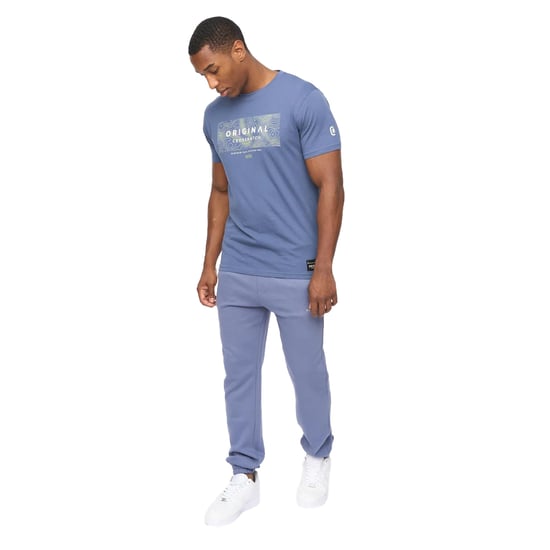 Crosshatch Heren Mappedout Joggingbroek (Denim Blauw) - Image 3