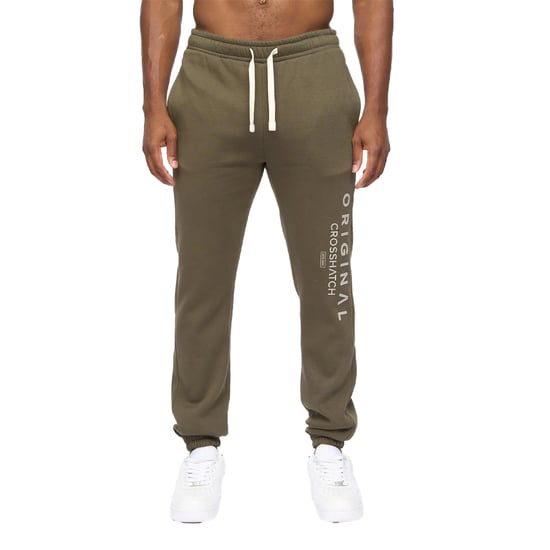 Crosshatch Heren Jamals Joggingbroek (Donkere Olijf) - Image 1
