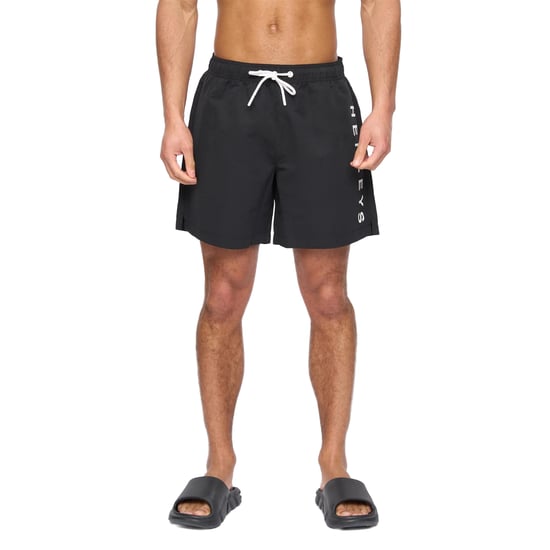 Henleys Mens Henybold Swim Shorts (Black) - Image 1