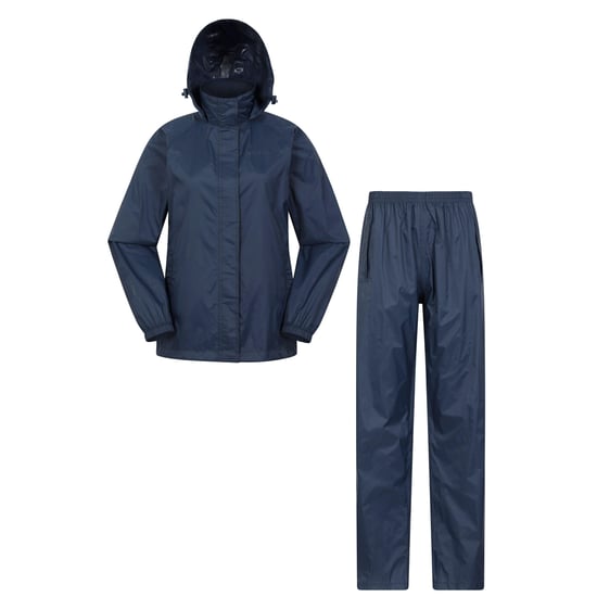Mountain Warehouse Dames/Dames Pakka Jas en Broek Set (Marine) - Image 1