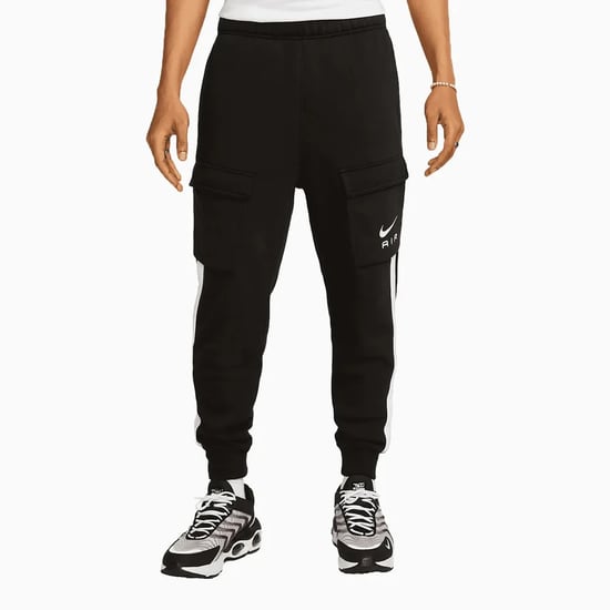 Nike Air Black/White Swoosh Crewneck Tracksuit - Image 3