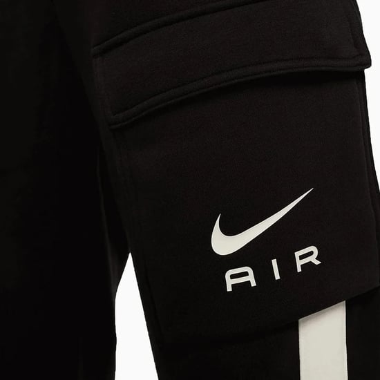 Nike Air Black/White Swoosh Crewneck Tracksuit - Image 5