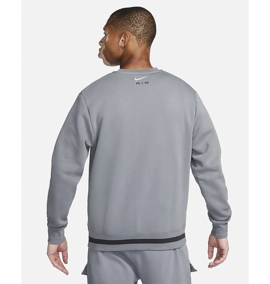 Nike Air Grey Swoosh Crewneck Tracksuit - Image 3