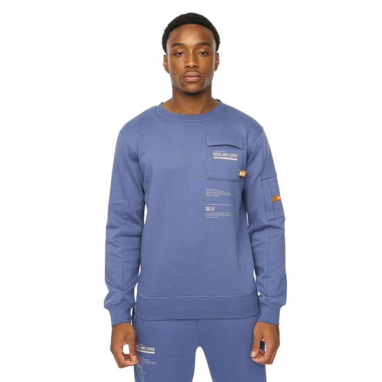 Duck and Cover Mens Applewood Top & Bottom Set (Denim Blue) - Image 3