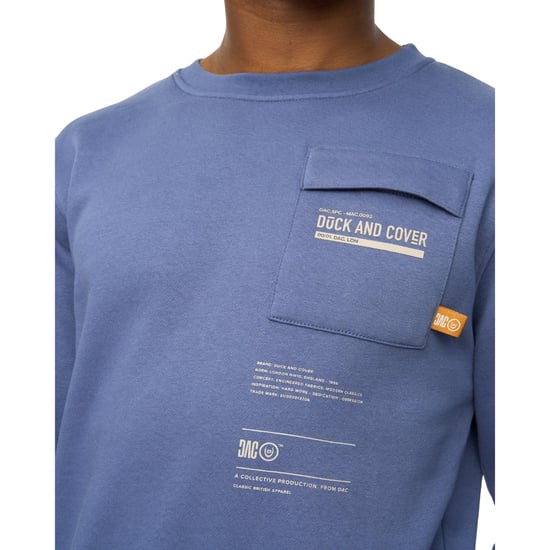 Duck and Cover Mens Applewood Top & Bottom Set (Denim Blue) - Image 5