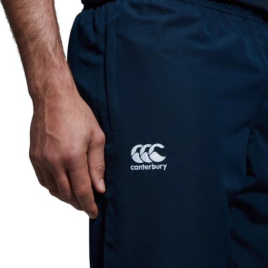Canterbury Mens Club Plain Tapered Leg Tracksuit Bottoms (Navy) - Image 3