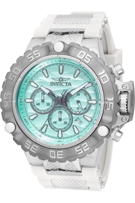 Invicta Subaqua - Poseidon 48557 Heren Horloge - Quartz Uurwerk - Roestvrij Staal met blauwe Wijzerplaat - 55mm - Image 1