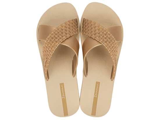 IPANEMA WOMENS SENSE SLIDE FEM BEIGE/GOLD - Image 2