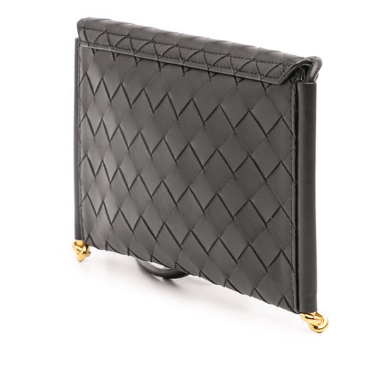 Woven Leather Crossbody Bag - Image 2