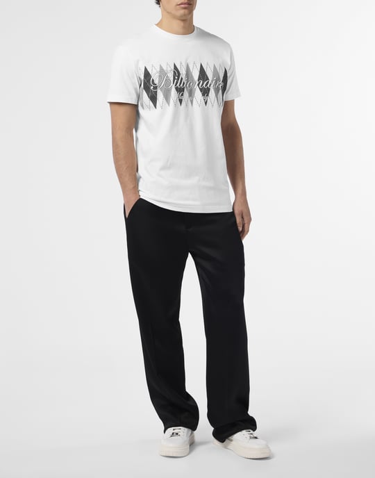 Broderad t-shirt med rund halsringning - Image 4