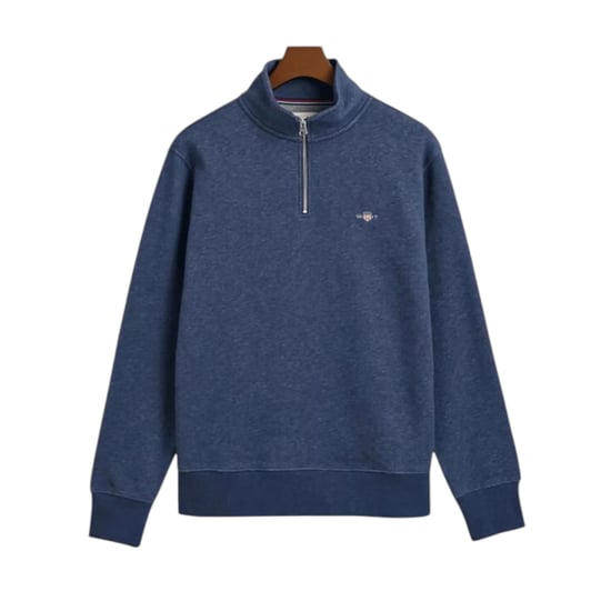 GANT Mens Sweatshirt Embroidered Shield Half Zip Pullover Winter Jumper - Image 6