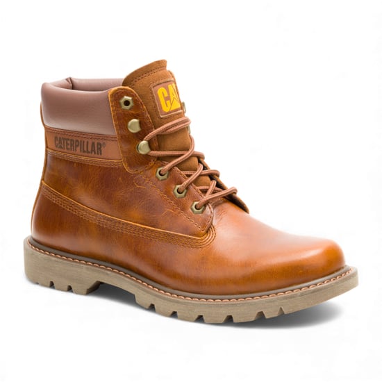 CAT (Caterpillar) Colorado 2.0 Yam Tan Leather Hiking Ankle Boots - Image 3