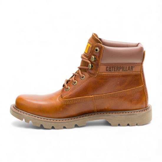 CAT (Caterpillar) Colorado 2.0 Yam Tan Leather Hiking Ankle Boots - Image 4
