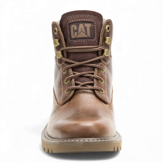 CAT (Caterpillar) Colorado 2.0 Fossil Brown Leather Hiking Ankle Boots - Image 5