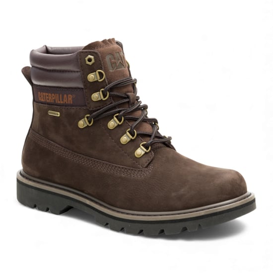 CAT (Caterpillar) Waterproof Colorado 2.0 Hiker Dark Brown Leather Walking Ankle Boots - Image 3
