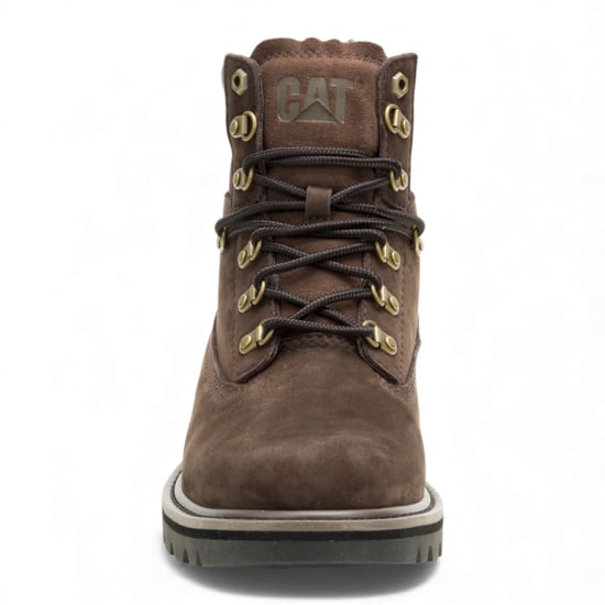 CAT (Caterpillar) Waterproof Colorado 2.0 Hiker Dark Brown Leather Walking Ankle Boots - Image 5