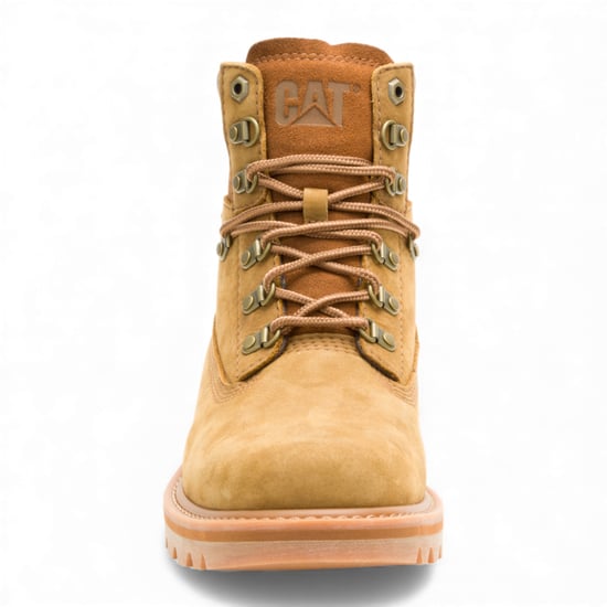 CAT (Caterpillar) Waterproof Colorado 2.0 Hiker Brown Leather Work Ankle Boots - Image 5