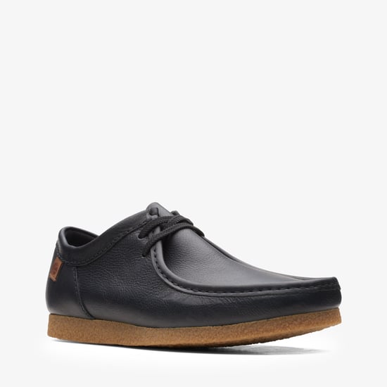 Shacre II Run Black Leather Shoes - Image 2