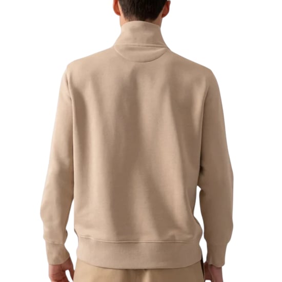 GANT Mens Sweatshirt Embroidered Shield Half Zip Pullover Winter Jumper - Image 2