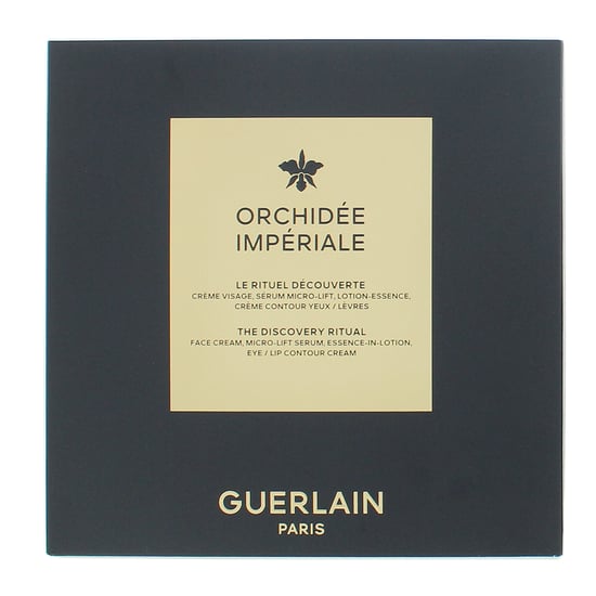 Guerlain Orchidee Imperiale Discovery Ritual Gift Set Face Cream, Micro-Lift Serum, Essence-In-Lotion, Eye/Lip Cream - Image 3