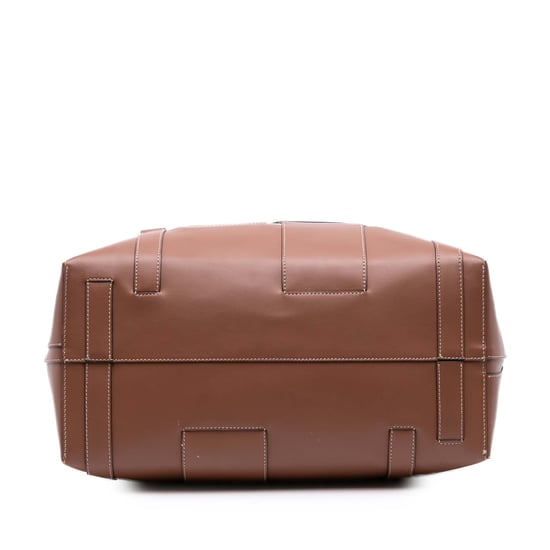 Woven Leather Tote Bag - Image 4