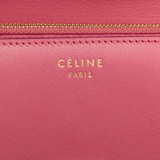 Celine Pink Leather Crossbody Bag - Image 5