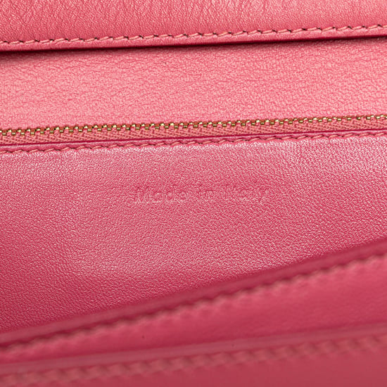 Celine Pink Leather Crossbody Bag - Image 6