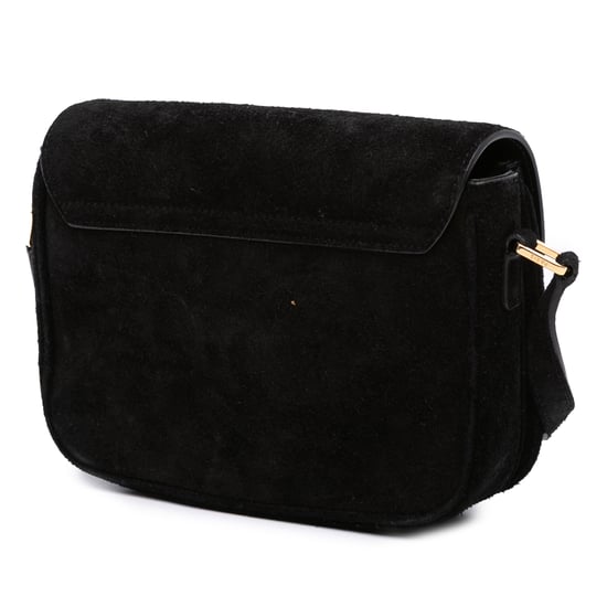 Suede Crossbody Bag With Tassel - Image 2