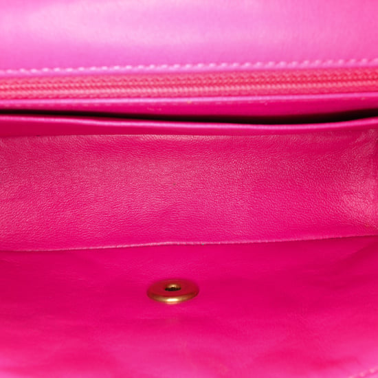 Mini Flap Chevron Quilted Bag - Image 4