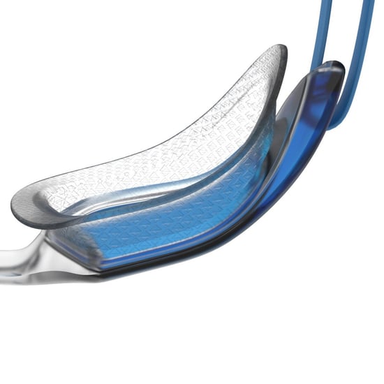Speedo Unisex Adult Hydropulse Swimming Goggles (Clear/Blue) - Image 3