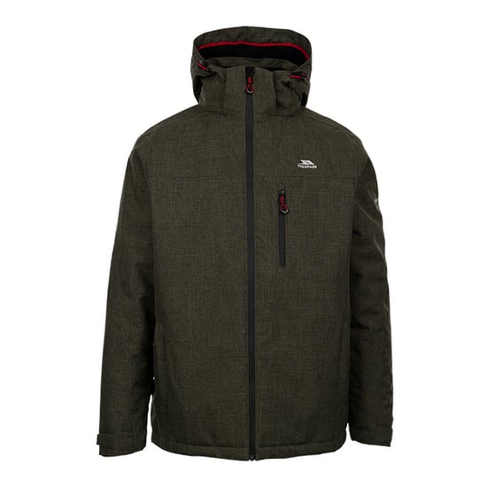 Trespass Mens Fyfinn Padded Waterproof Jacket (Dark Vine Marl) - Image 1