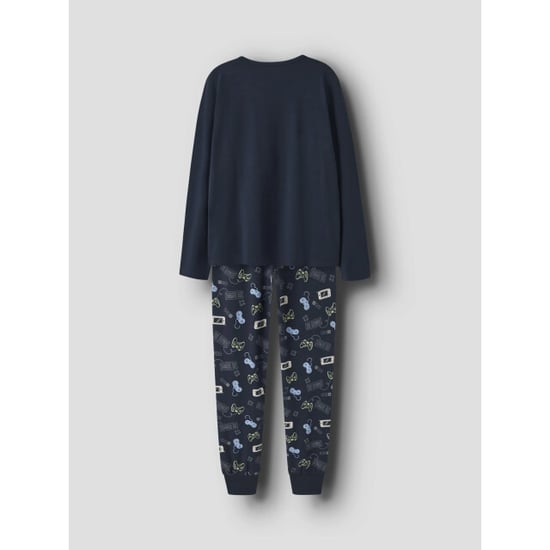 Name It Jongens pyjama set nkmnightset donkerblauw/gamer print - Image 4