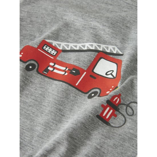 Name It Jongens pyjama set nmmnightset brandweer grijs/donkerblauw - Image 4