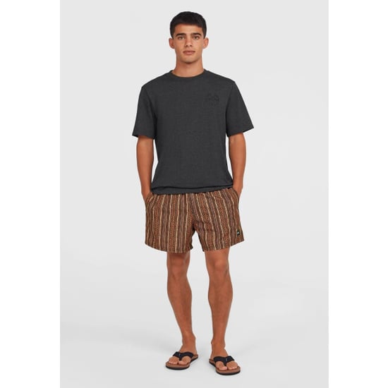 O'Neill Heren zwemshort cali print 15" bruin/oranje gestreept - Image 3