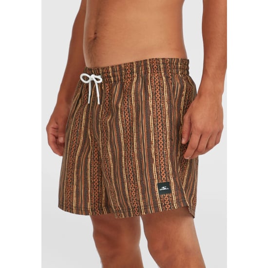 O'Neill Heren zwemshort cali print 15" bruin/oranje gestreept - Image 4