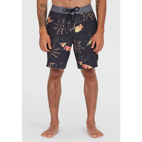 O'Neill Heren boardshort lang zwemshort hyperfreak mysto scallop 19" zwart palm print - Image 5