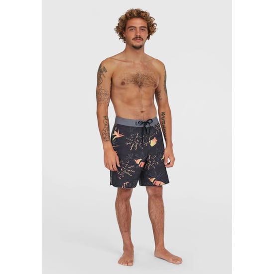 O'Neill Heren boardshort lang zwemshort hyperfreak mysto scallop 19" zwart palm print - Image 6