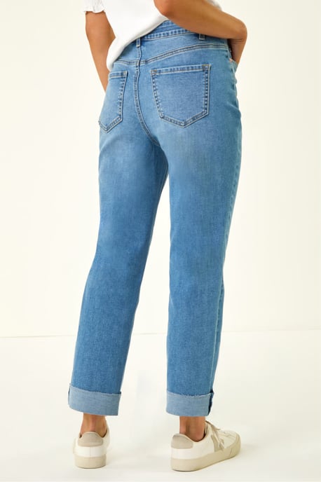 Petite Turn Up Pocket Jeans - Image 3