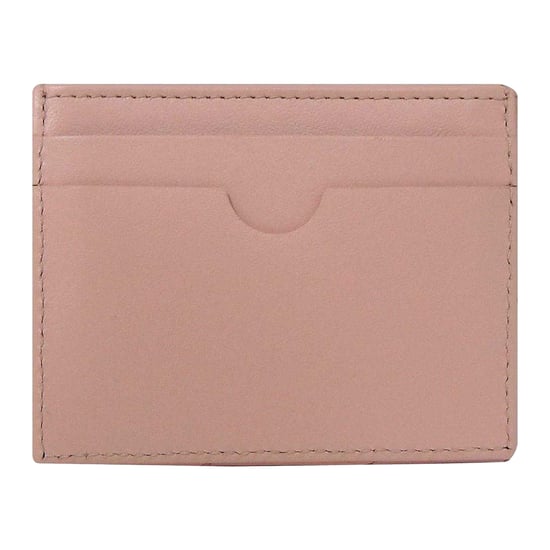 Off-White Jackhammer Logo Leather Card Holder (Pink) - Image 2