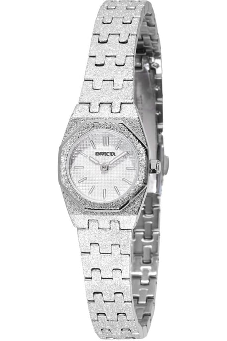 Invicta Mini 49870 Dames Horloge - Quartz Uurwerk - Roestvrij Staal met zilveren Wijzerplaat - 19mm - Image 1