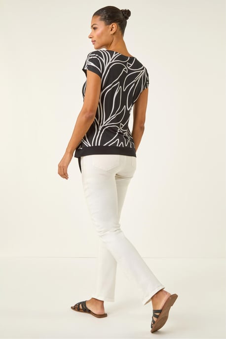 Floral Asymm Top - Image 3