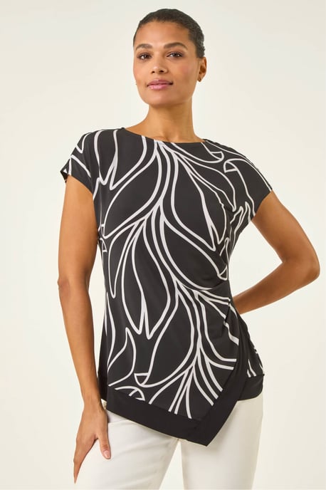 Floral Asymm Top - Image 4