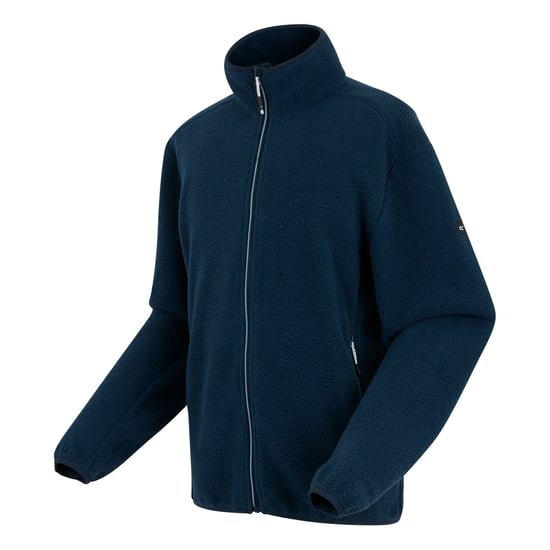 Regatta Elnut Fleecejacka med full dragkedja för herrar (Moonlight Denim) - Image 3