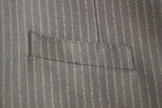 Grijze Pinstripe Gilet Klassieke Pasvorm - Image 5